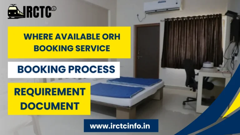 Where Available ORH booking Service, Booking Process, Requirement Document