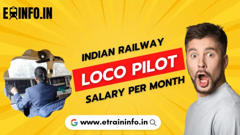 Indian Railway Loco Pilot Salary