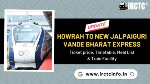 New List Howrah to New Jalpaiguri Vande Bharat Express